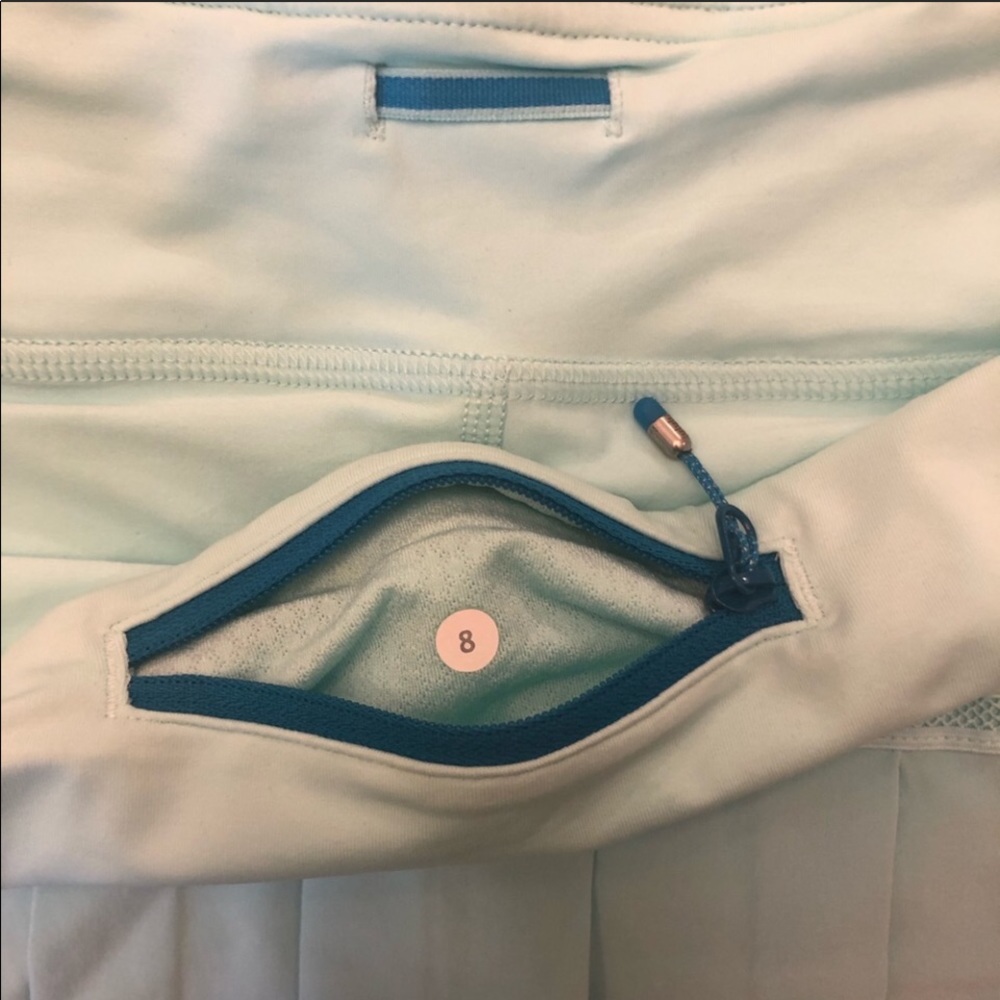 Lululemon 8 Pace Setter Skirt Aquamarine RARE - Picture 12 of 16